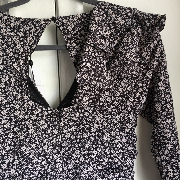 NWT➡️ Socialite Floral print Ruffle Minidress - Picture 6 of 10